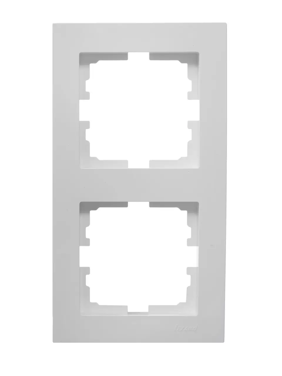 Рамка Lezard Vesna 2-місна вертикальна Білий