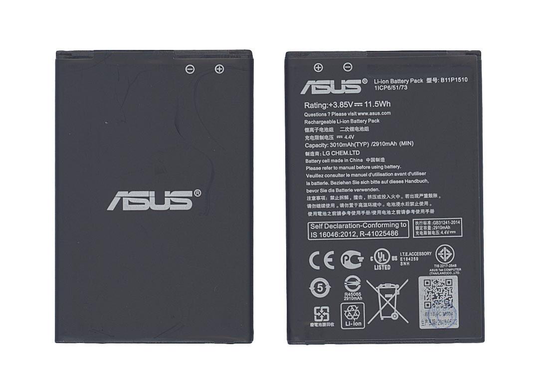 Аккумулятор для смартфона Asus B11P1510 Zenfone Go TV 3,8V 3000 mAh 11,4 Wh Black Аккумулятор для смартфона Asus B11P1510 Zenfone Go TV 3,8V 3000 mAh 11,4 Wh Black