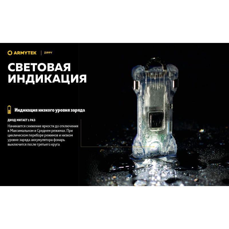 Ліхтар Armytek Zippy USB Рожевий - фото 11