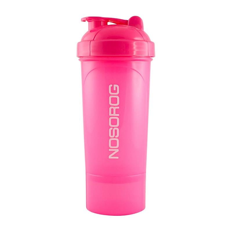 Шейкер Nosorog Shaker 2в1 350 мл Розовый (22335-01) Шейкер Nosorog Shaker 2в1 350 мл Розовый (22335-01)