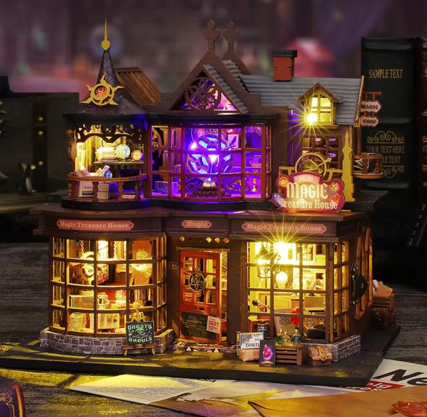 Конструктор мініатюрний DIY House набір Magic Treasure House 23,5x18x22 см (2104618649) - фото 7 Конструктор мініатюрний DIY House набір Magic Treasure House 23,5x18x22 см (2104618649) - фото 7