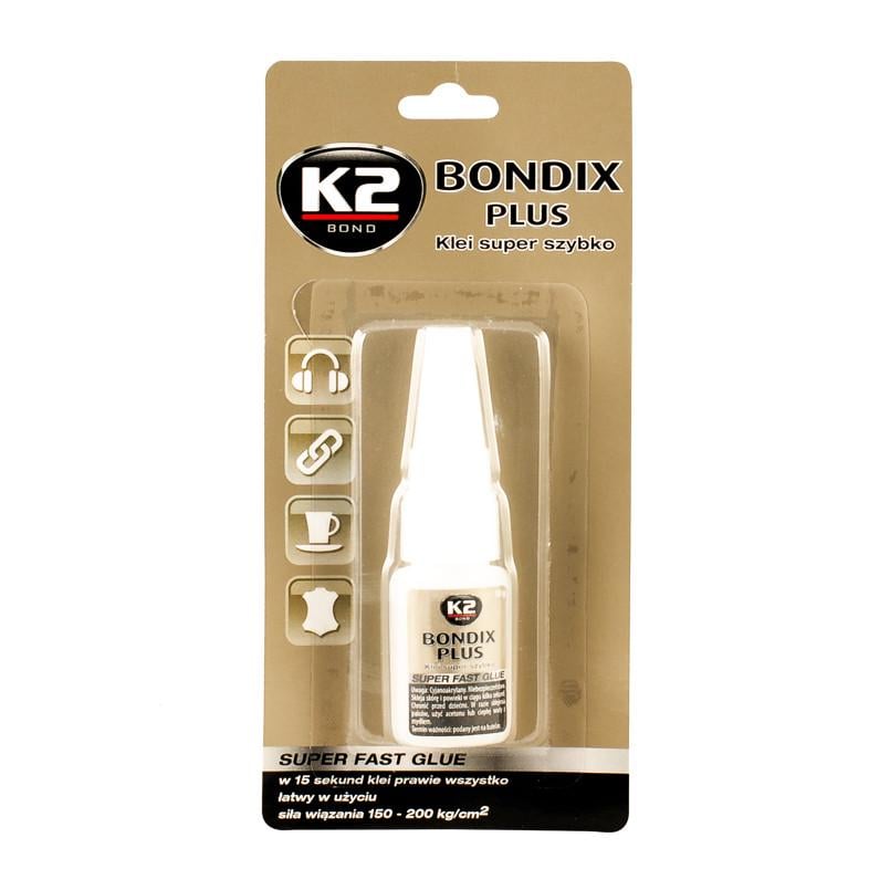 Суперклей K2 BONDIX PLUS 10 г (B101)