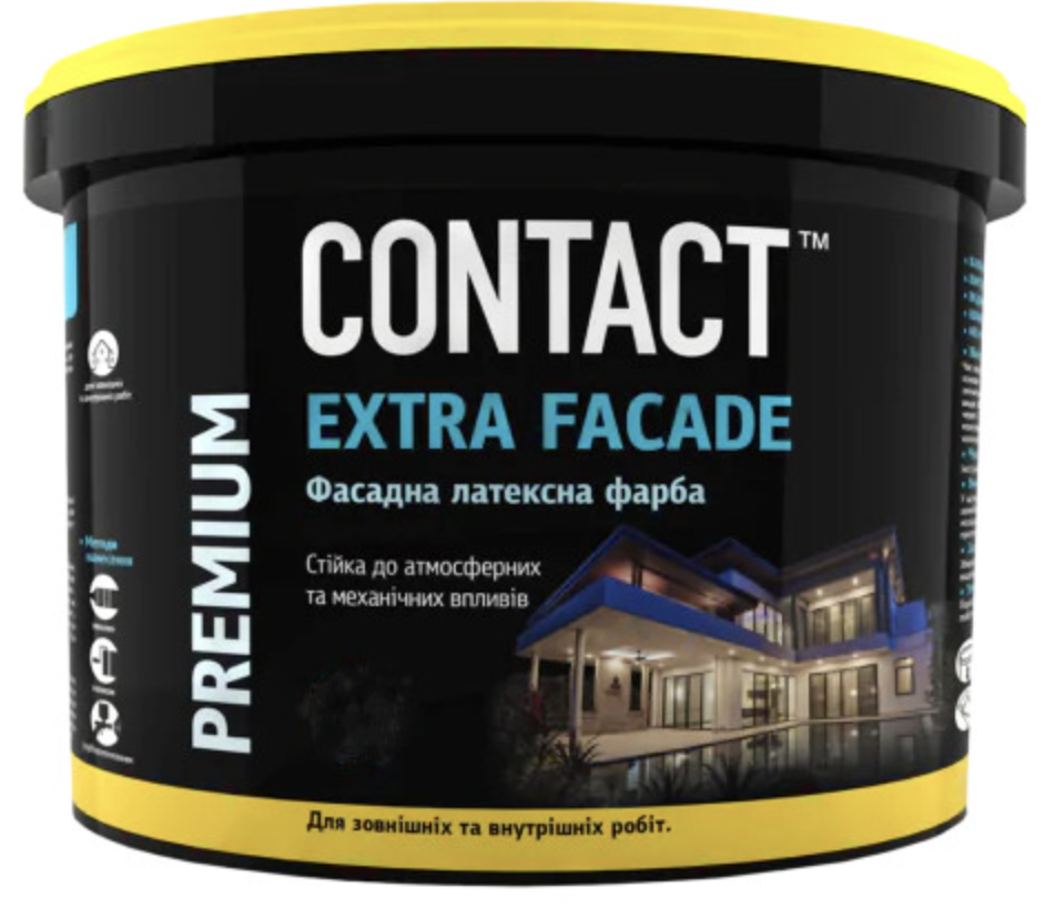 Краска фасадная атмосферостойкая EXTRA FACADE А-1 14 кг (1772914761) Краска фасадная атмосферостойкая EXTRA FACADE А-1 14 кг (1772914761)