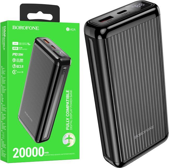 Внешний аккумулятор Borofone BJ42 20000mAh (36924) Внешний аккумулятор Borofone BJ42 20000mAh (36924)