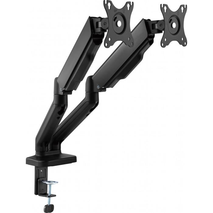Кронштейн настольный OfficePro MA412B для двух мониторов 17-32" до 18 кг VESA 100x100 Black (36944208)