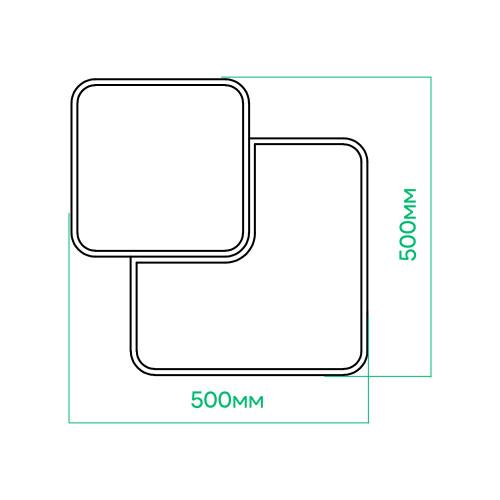 Люстра светодиодная с пультом Ardero AL6420ARD Touch S 60 Вт 3000-6500К IP20 (21350625) - фото 6