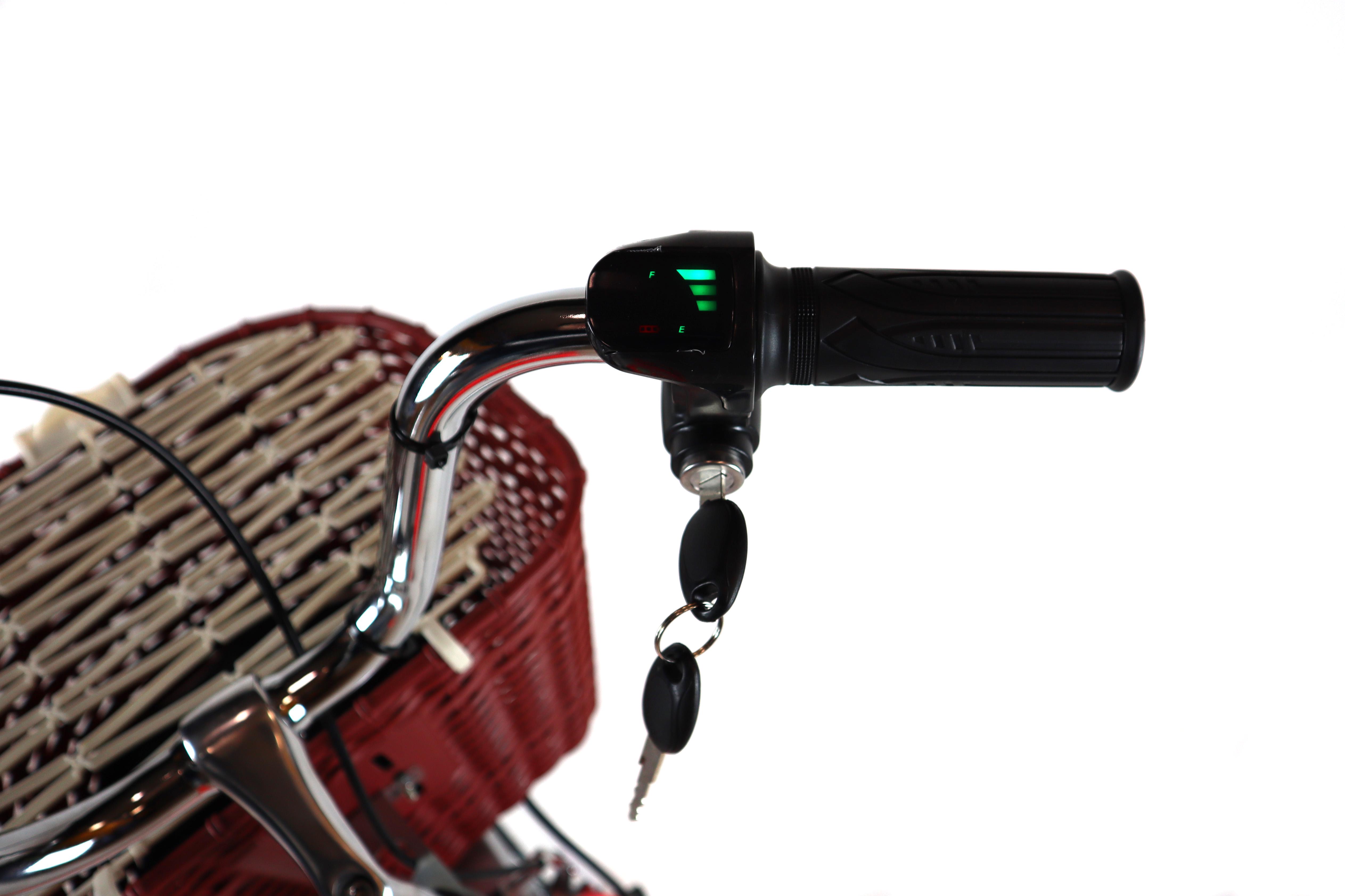 Електровелосипед FOLD 350 Вт складний Червоний (102283) - фото 4 Електровелосипед FOLD 350 Вт складний Червоний (102283) - фото 4