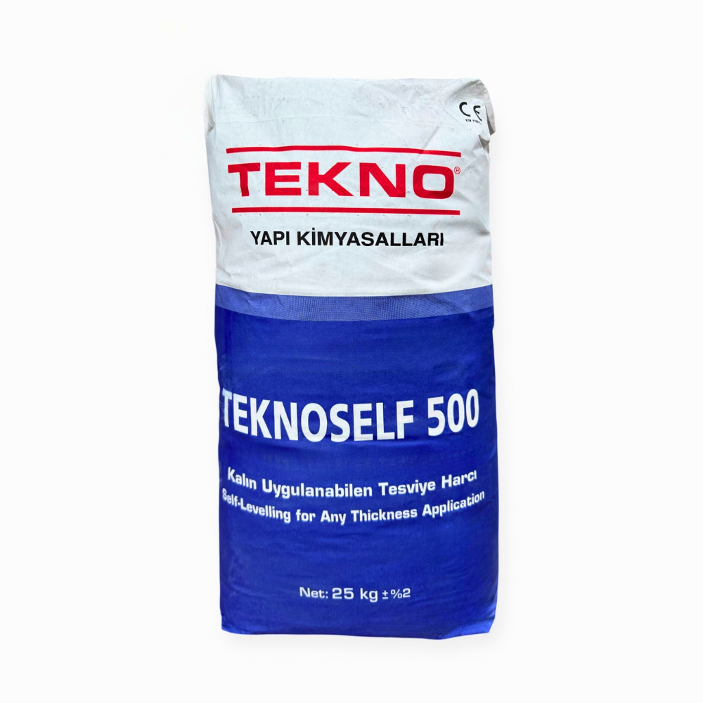 Самовыравнивающаяся усиленная смесь Teknoself 500 (25 кг).