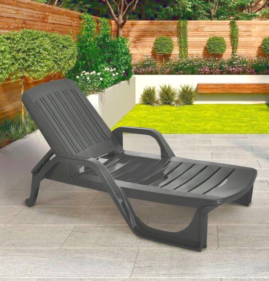 Шезлонг складной Bica Zanzibar с подлокотниками 190х71х46 см Графит (CNT00012553) - фото 4 Шезлонг складной Bica Zanzibar с подлокотниками 190х71х46 см Графит (CNT00012553) - фото 4