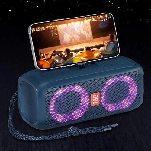 Портативна колонка TG333 2x5W з RGB підсвічуванням - фото 3
