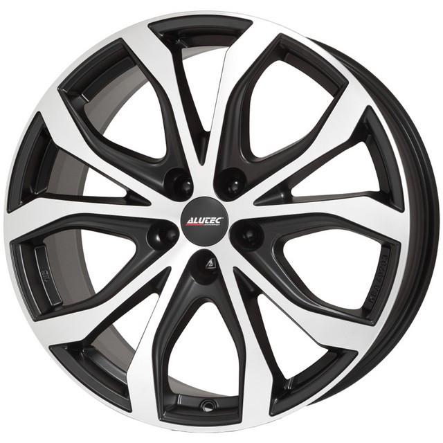 Литі диски Alutec W10 8x18 5x127 ET53 DIA71,6 Racing black front polished