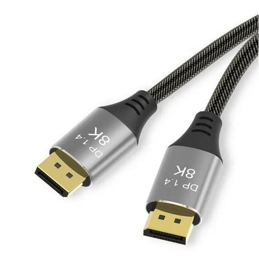 Кабель цифровой Techflex DP2DP1.4-MM-02 DisplayPort V1.4 d 6 мм 32.4 Гбит/с 144 Гц 2 м Черный (000048832) - фото 1 Кабель цифровой Techflex DP2DP1.4-MM-02 DisplayPort V1.4 d 6 мм 32.4 Гбит/с 144 Гц 2 м Черный (000048832) - фото 1