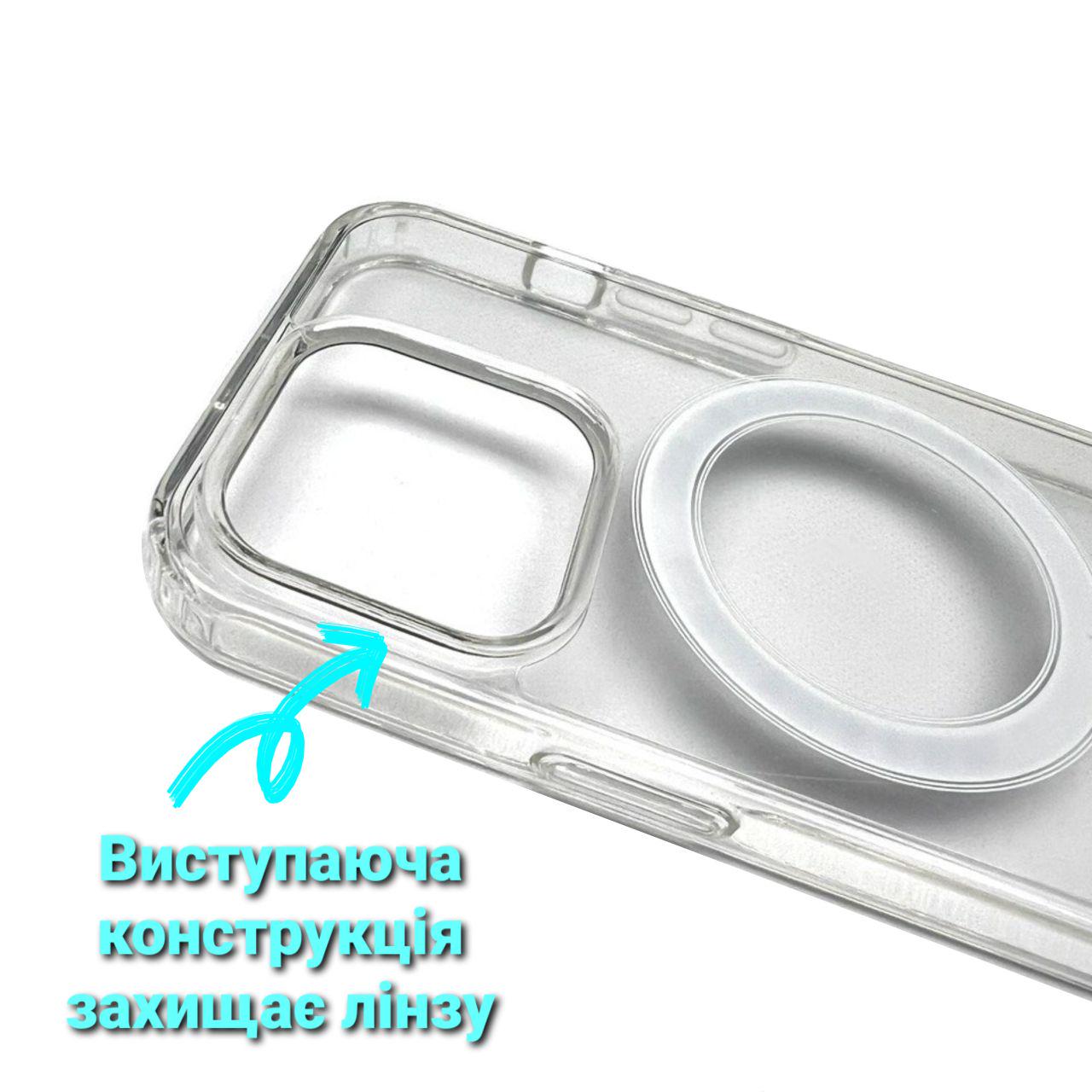 Панель KOSMA MagSafe Clear Case для iPhone 13 mini Transparent Прозорий (KV13m) - фото 6