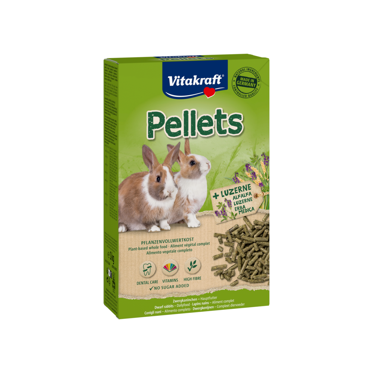 Корм Vitakraft Pellets для декоративных кроликов 1 кг (4008239252463)