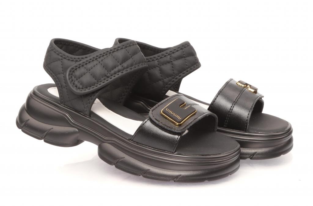 Cандали для девочек 11577 Черный р. 33