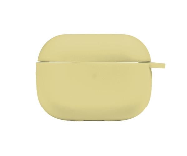 Чехол Silicone Case with hook для Airpods Pro Crem Yellow