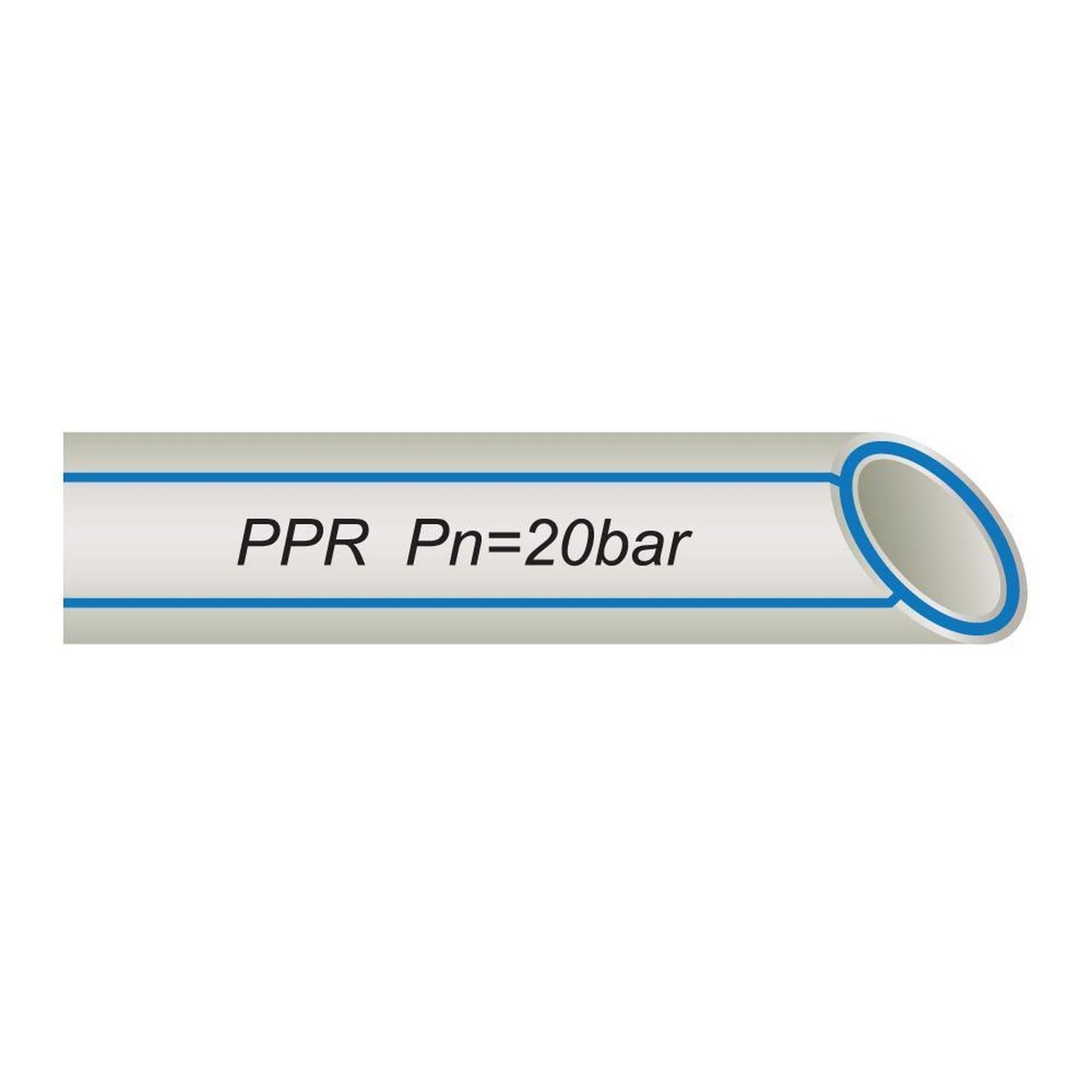 Труба Vsplast PPR PIPE Ф 20х3,4 мм (000002960)