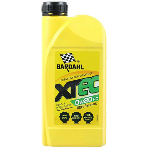 Моторное масло Bardahl XTEC 0W20 RC 1 л (33011)