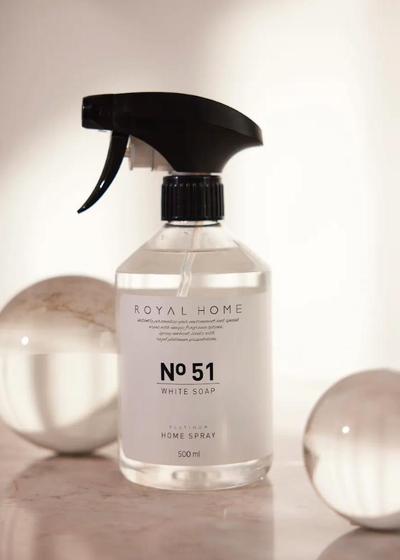 Спрей для дому та текстилю Royal Home White/soap/цитрусові/евкаліпт/мильні/ноти/білий/мускус/ 500 мл (25055422) - фото 2