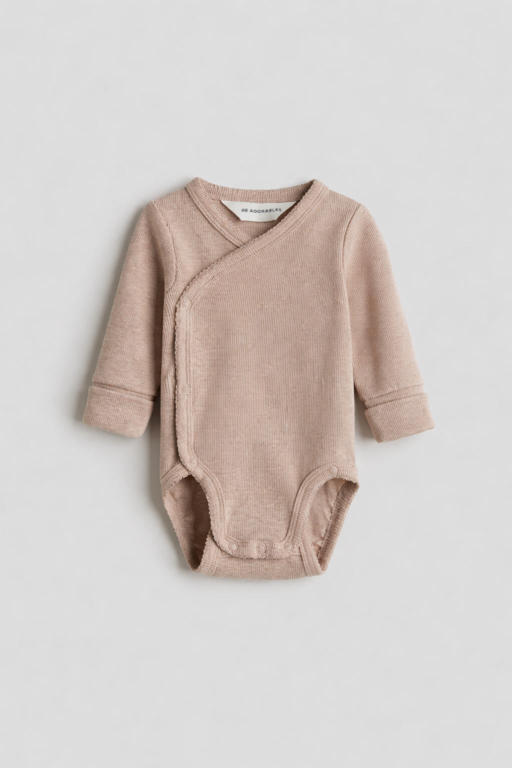 Боди H&M 56 см Бежевый (1261599)