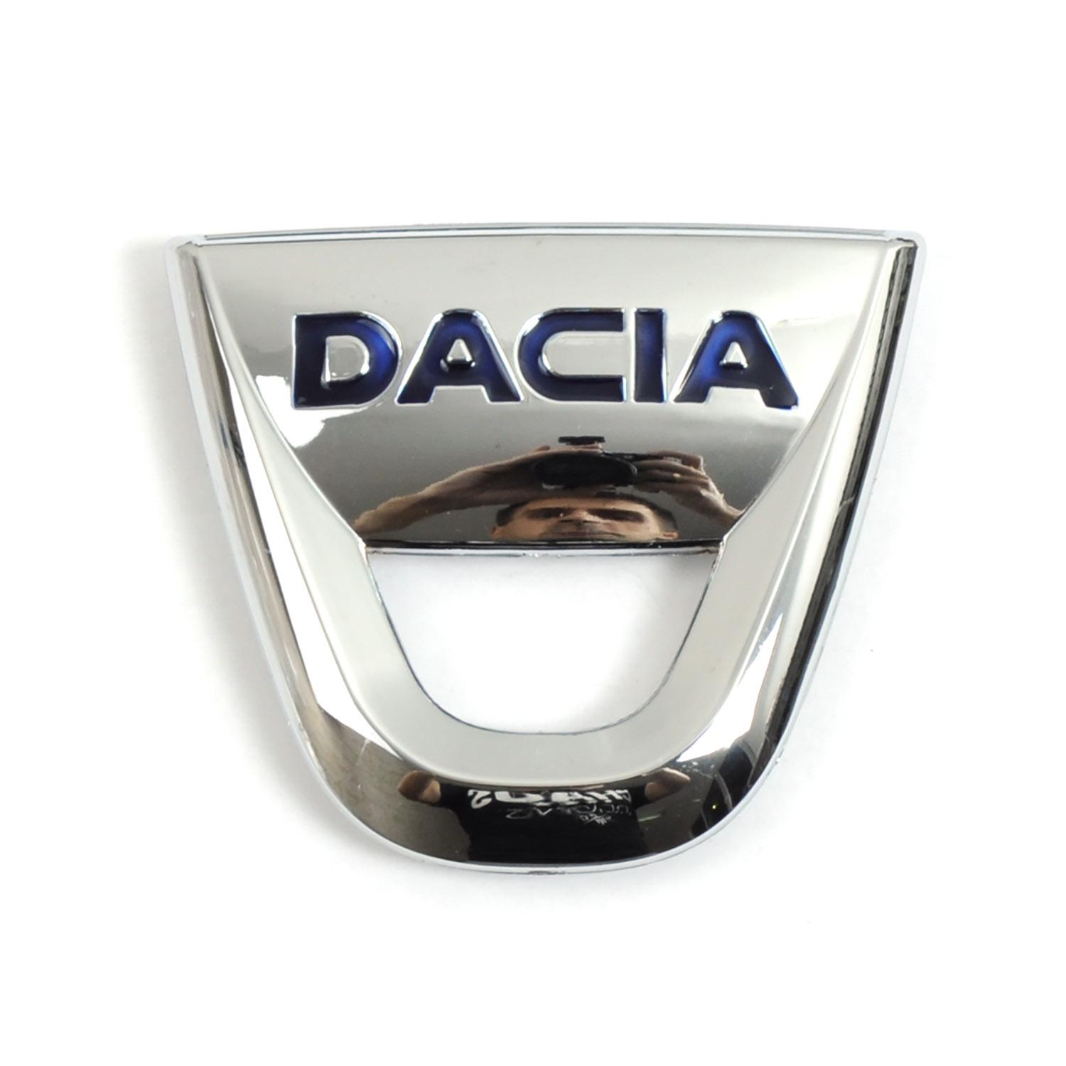 Эмблема Dacia DUSTER перед пластик 4 штырька H 120 мм (5586)