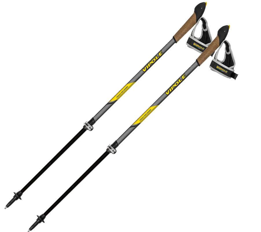 Палки для скандинавской ходьбы Vipole High Performer Carbon Top-Click QL DLX (S1965)