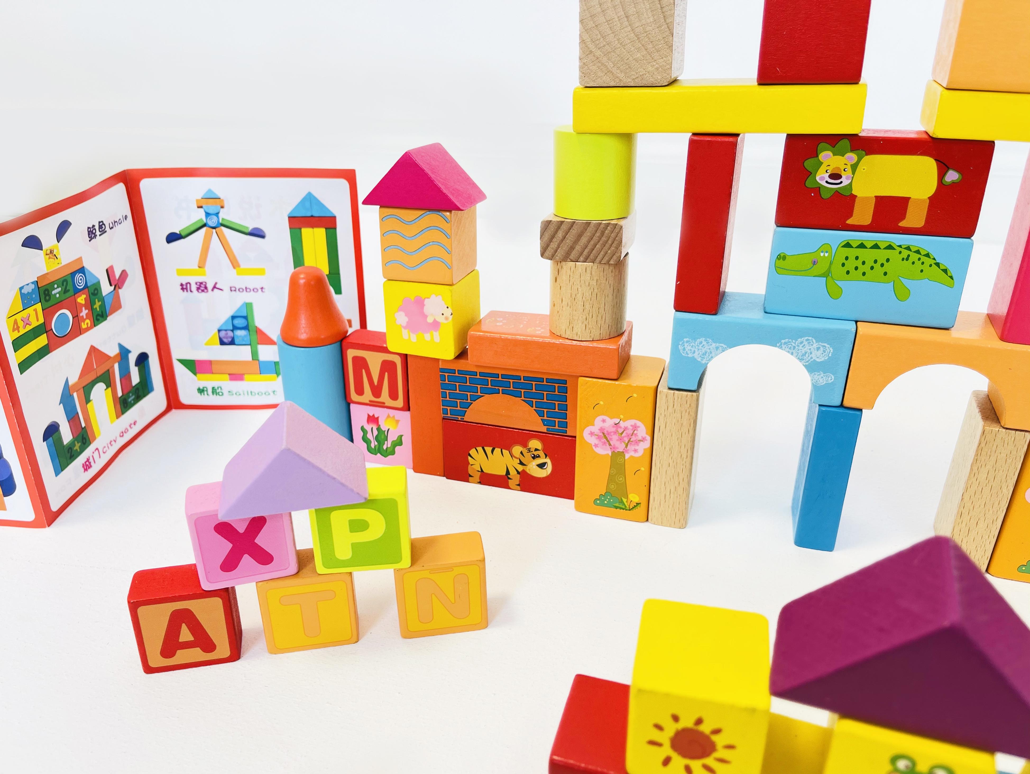 Детская деревянная развивающая игрушка конструктор город Oray - фото 12 Детская деревянная развивающая игрушка конструктор город Oray - фото 12