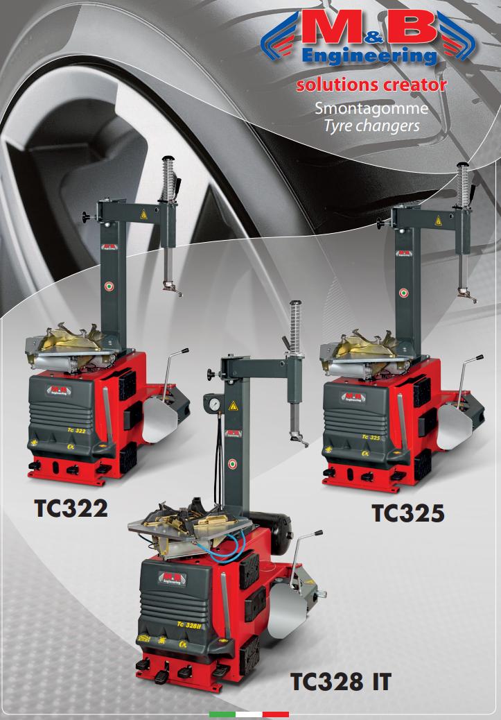 Стенд шиномонтажный M&B Engineering TC 322 полуавтоматический 230В 10-23" - фото 3