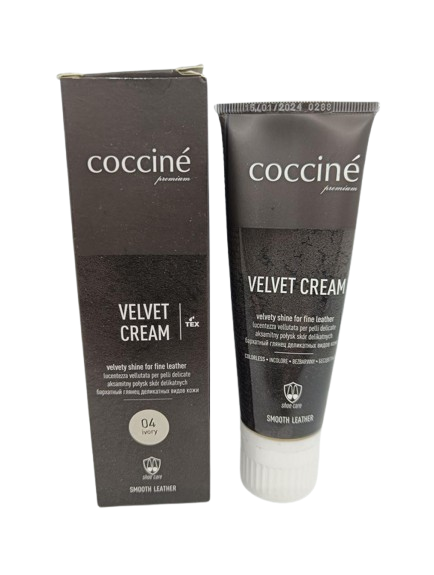 Крем COCCINE Velvet Cream для деликатных видов кожи 75 мл Слоновая кость №04 (1998519735)