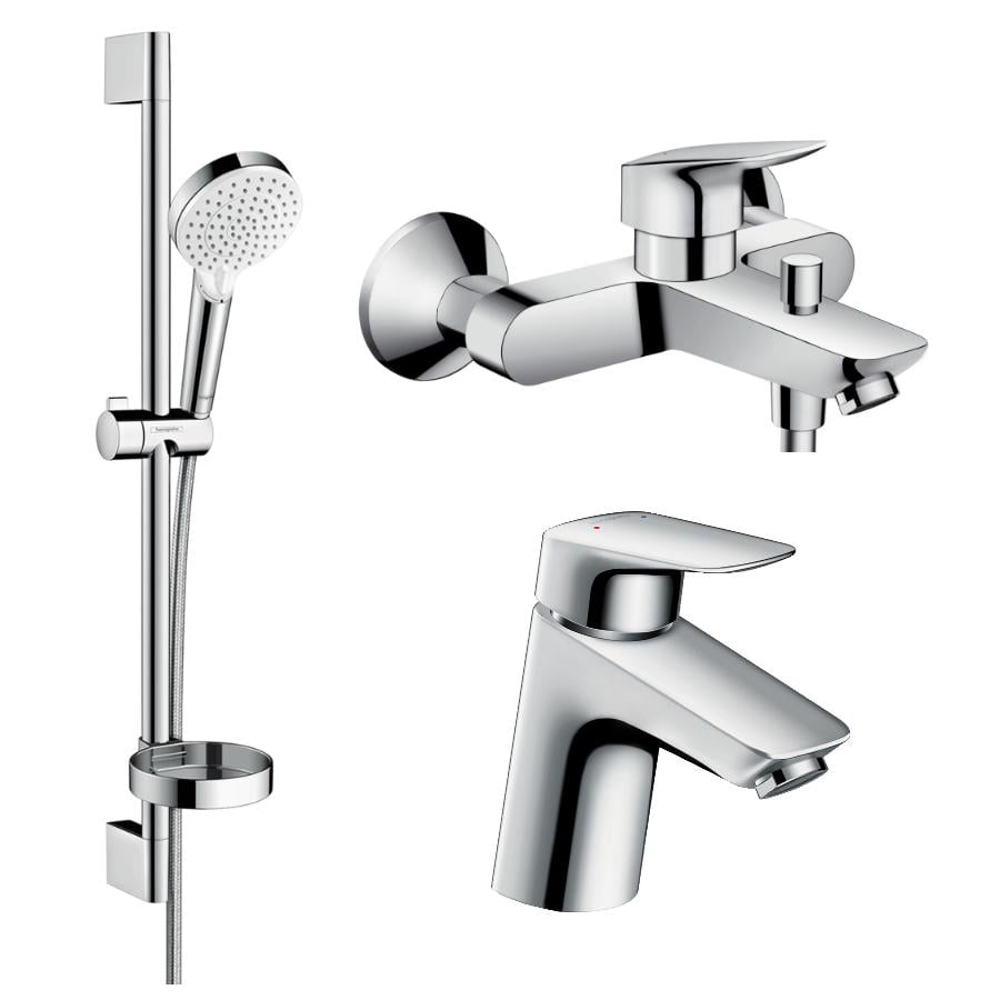 Набор смесителей для ванны Hansgrohe LOGIS 1222019 Хром (78074)