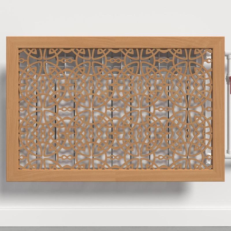 Решетка-экран на батарею SMARTWOOD 900 мм Бук Бавария (R20143105)