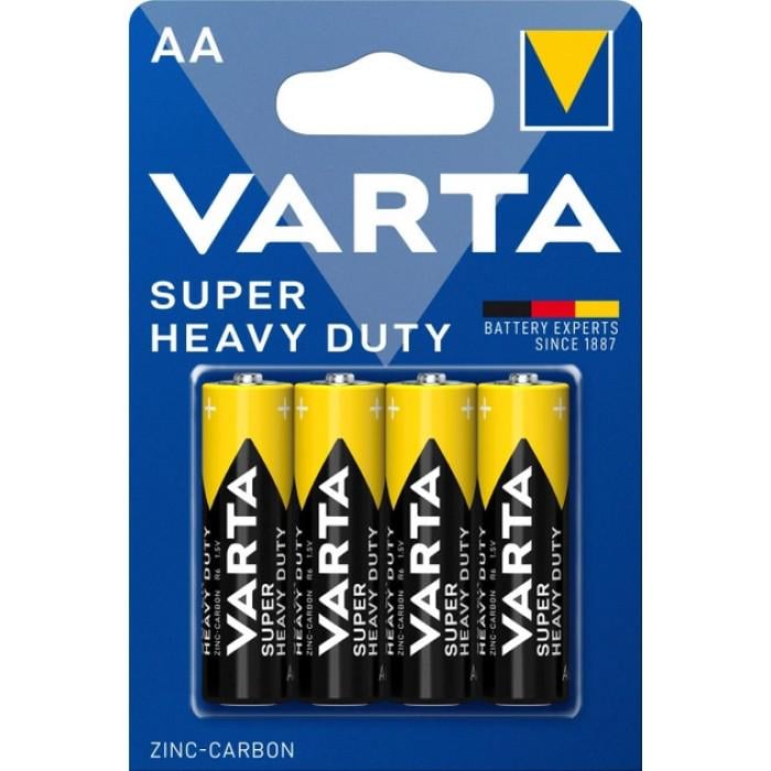 Батарейка Varta Superlife AA BLI 4 Zinc-carbon 4 шт. (556267) - фото 1