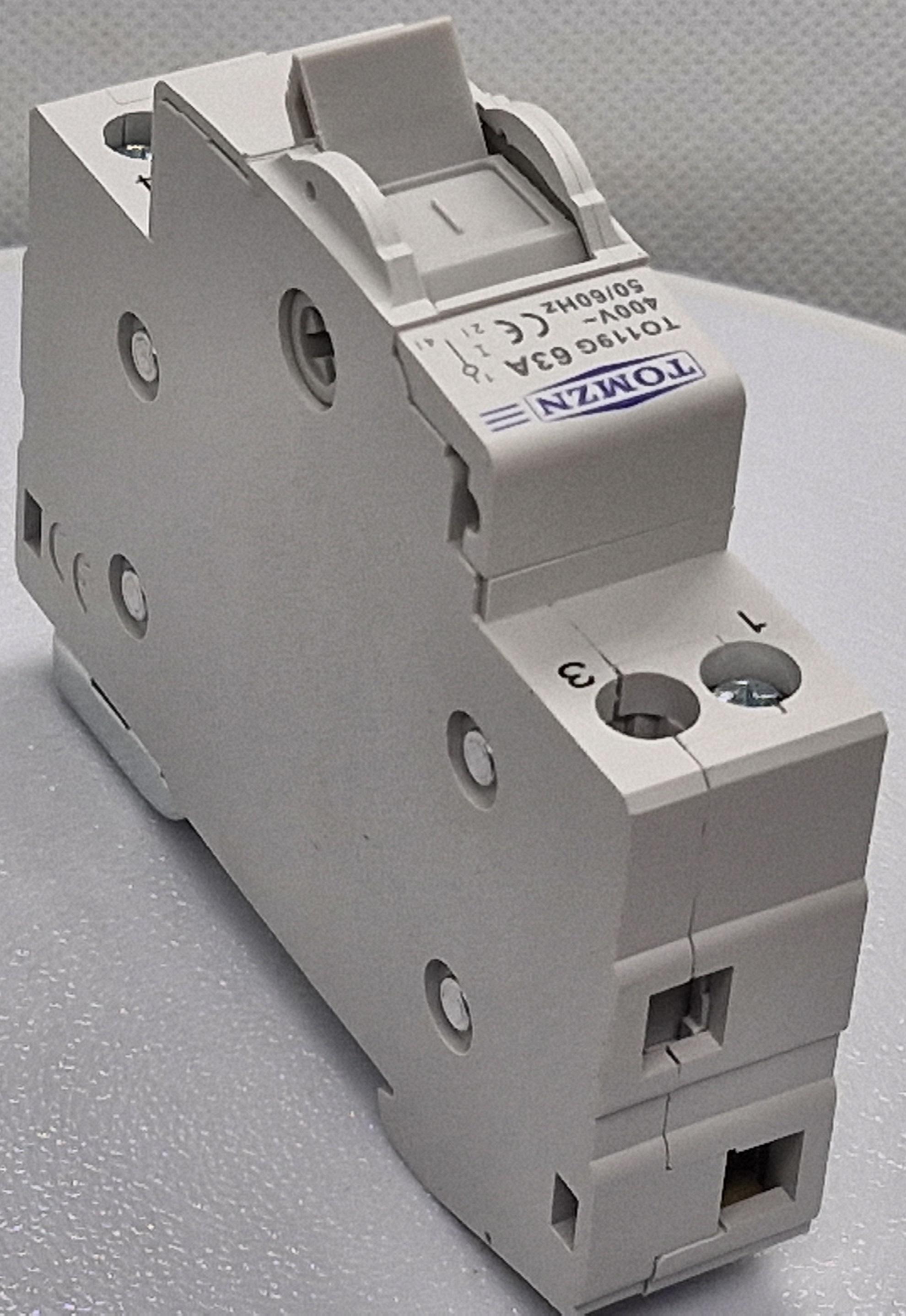 Перемикач введення резерву трипозиційний для генератора/інвертора TOMZN 63 A 1 полюс (TO119G1P-63A) - фото 10 Перемикач введення резерву трипозиційний для генератора/інвертора TOMZN 63 A 1 полюс (TO119G1P-63A) - фото 10