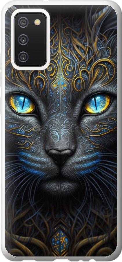 Чехол на Samsung Galaxy A02s A025F Кошка (5548t-2203-42517)