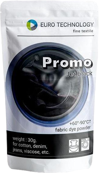 Барвник для тканини Promo 3 шт. Jet Black (P-001-jet)