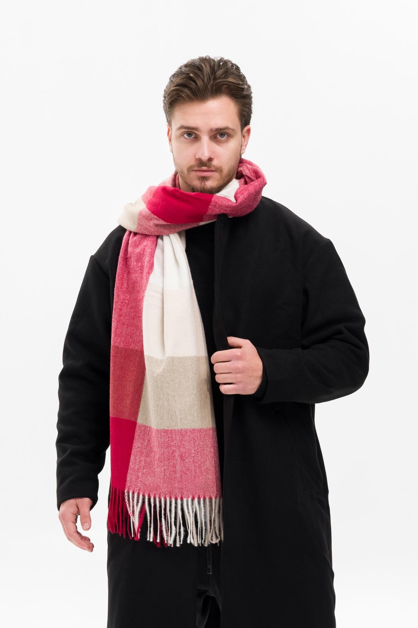 Шарф В Клетку Without Brand Terner Red (8056011 8056012)