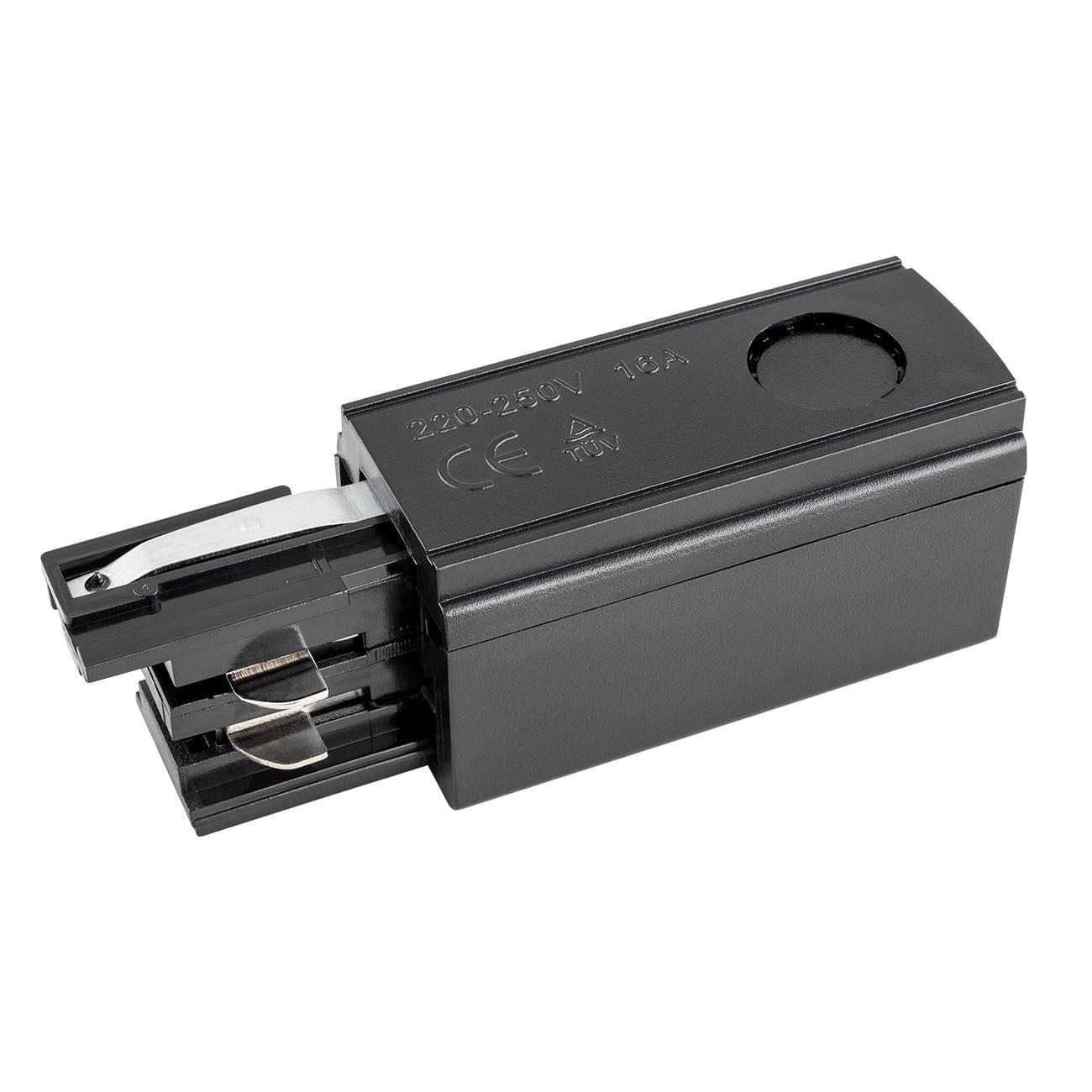 Заглушка для питания шинопровода 3-фазового GTV 98x35 мм правая Черный (00000035373)