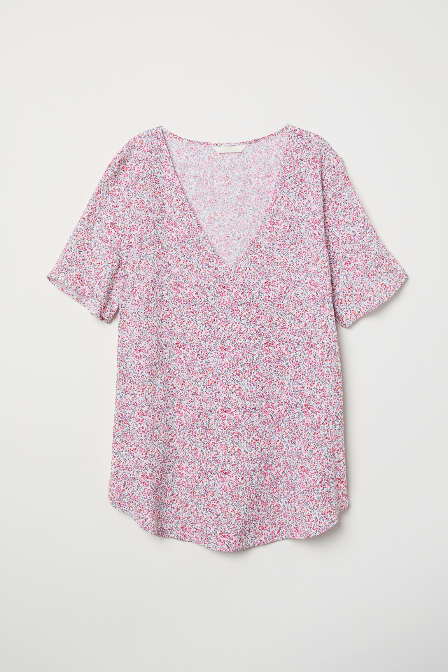 Блуза с коротким рукавом р. 36 Розовый (6268138bar)