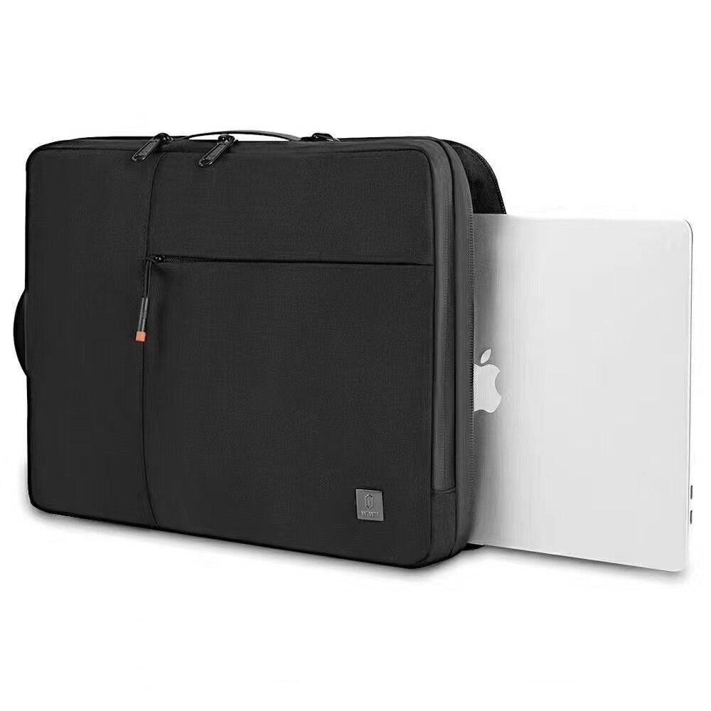 Сумка для ноутбука WIWU Alpha Double Layer Sleeve для MacBook 13.3 Black - фото 4