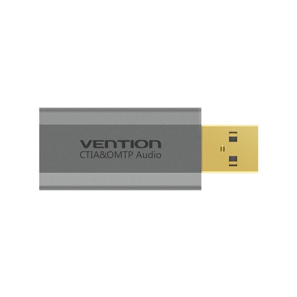 Звукова карта Vention USB Sound Card 7.1 Channel Gray (VAB-S19-H) - фото 3