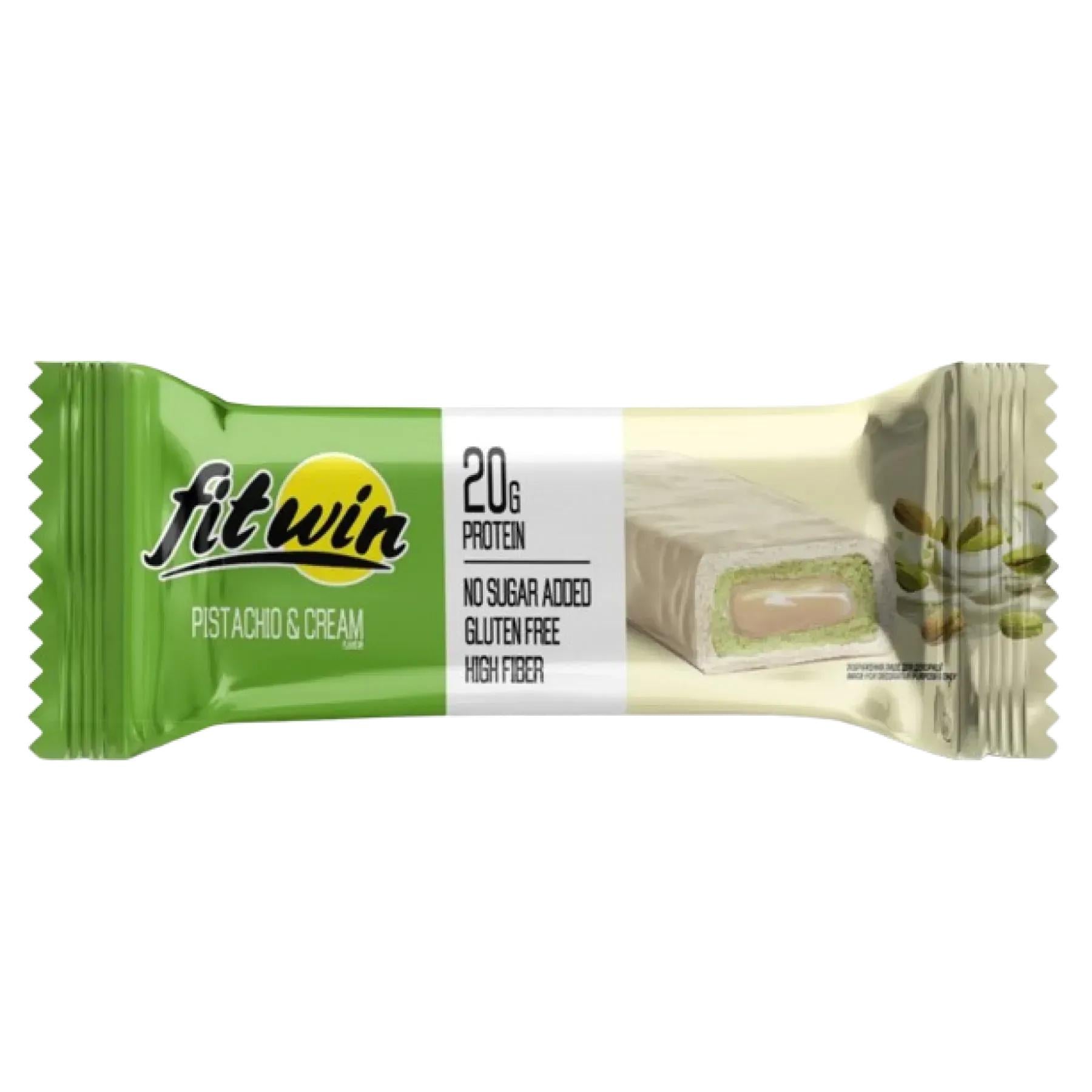 Протеиновый батончик FitWin Батончик с начинкой без сахара 60 г Pistacho&Cream (WIN-005)