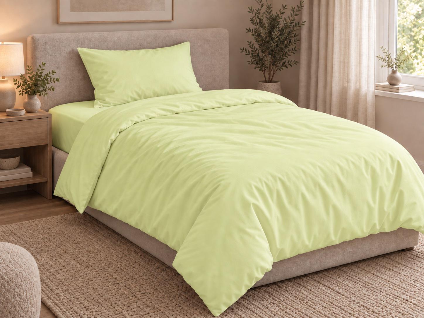 Комплект постельного белья Zastelli 12-0525 микрофибра полуторный 145х210 см Green (23559)