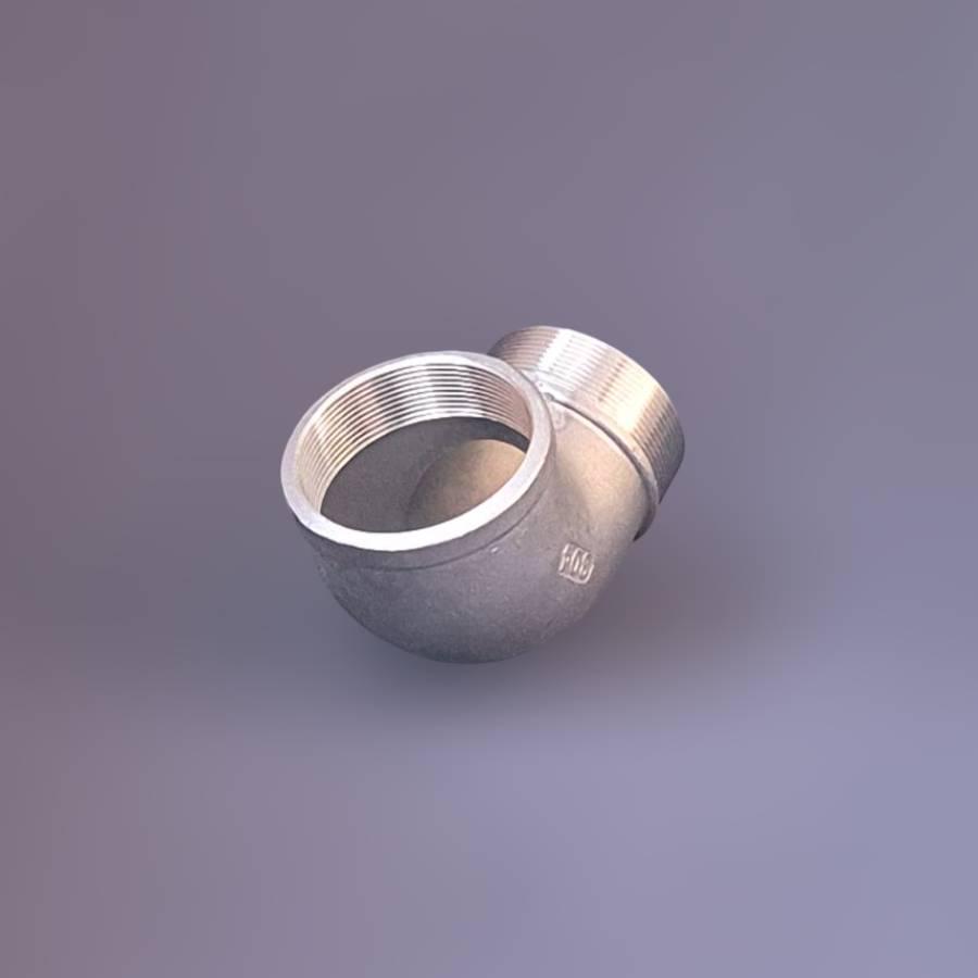 Відвід різьбовий DN65 ВН/ЗР BSPP н/ж сталь AISI304 90° Class 150 2-1/2" (29202937) - фото 5 Відвід різьбовий DN65 ВН/ЗР BSPP н/ж сталь AISI304 90° Class 150 2-1/2" (29202937) - фото 5