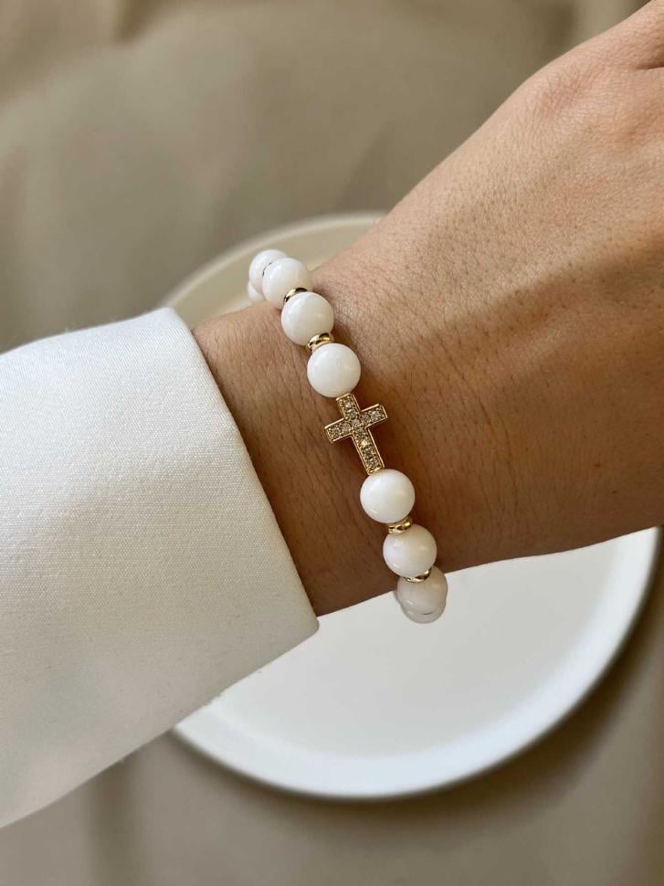 Браслет нефрит Белый (4753) Браслет нефрит Белый (4753)