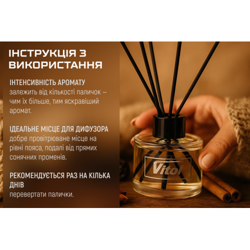 Аромадиффузор Vitol Home Sticks Winter Plum 130 мл (00000063208) - фото 10 Аромадиффузор Vitol Home Sticks Winter Plum 130 мл (00000063208) - фото 10