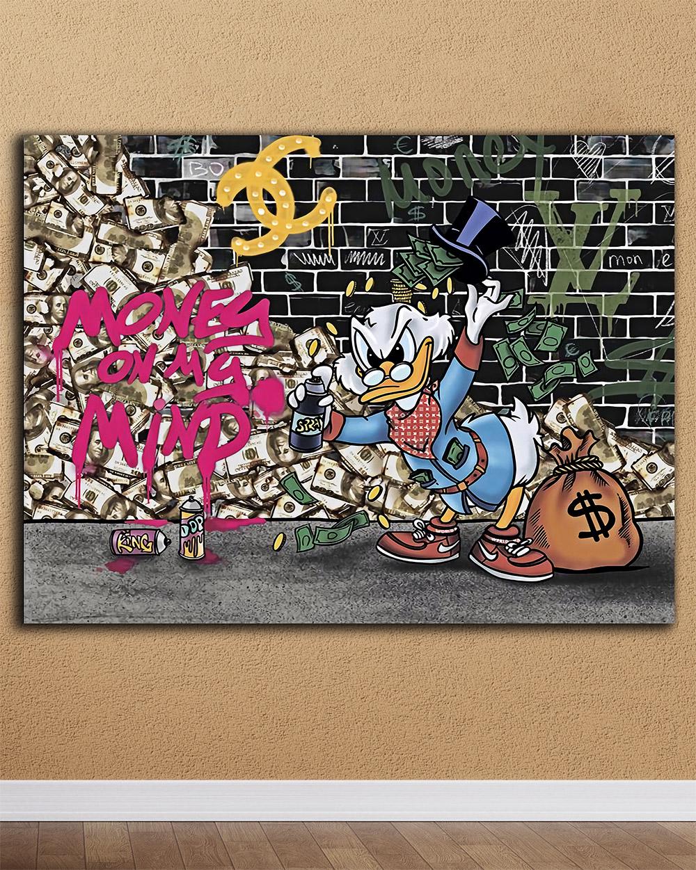 Картина для офиса Scrooge Money Mind 30х40 см (MIX-063)