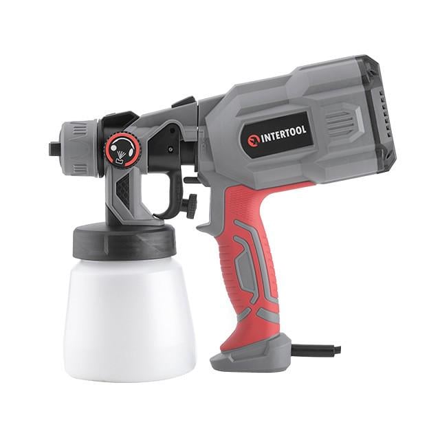 Краскопульти електричні Intertool DT-5055 HVLP 550 Вт форсунка 1,8 мм бачок 800 мл 400 мл/хв. (130296) - фото 2