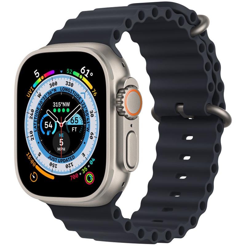 Ремінець Ocean Band для Apple watch 42 мм/44 мм/45 мм/49 мм Deep navy (00000059155_1)