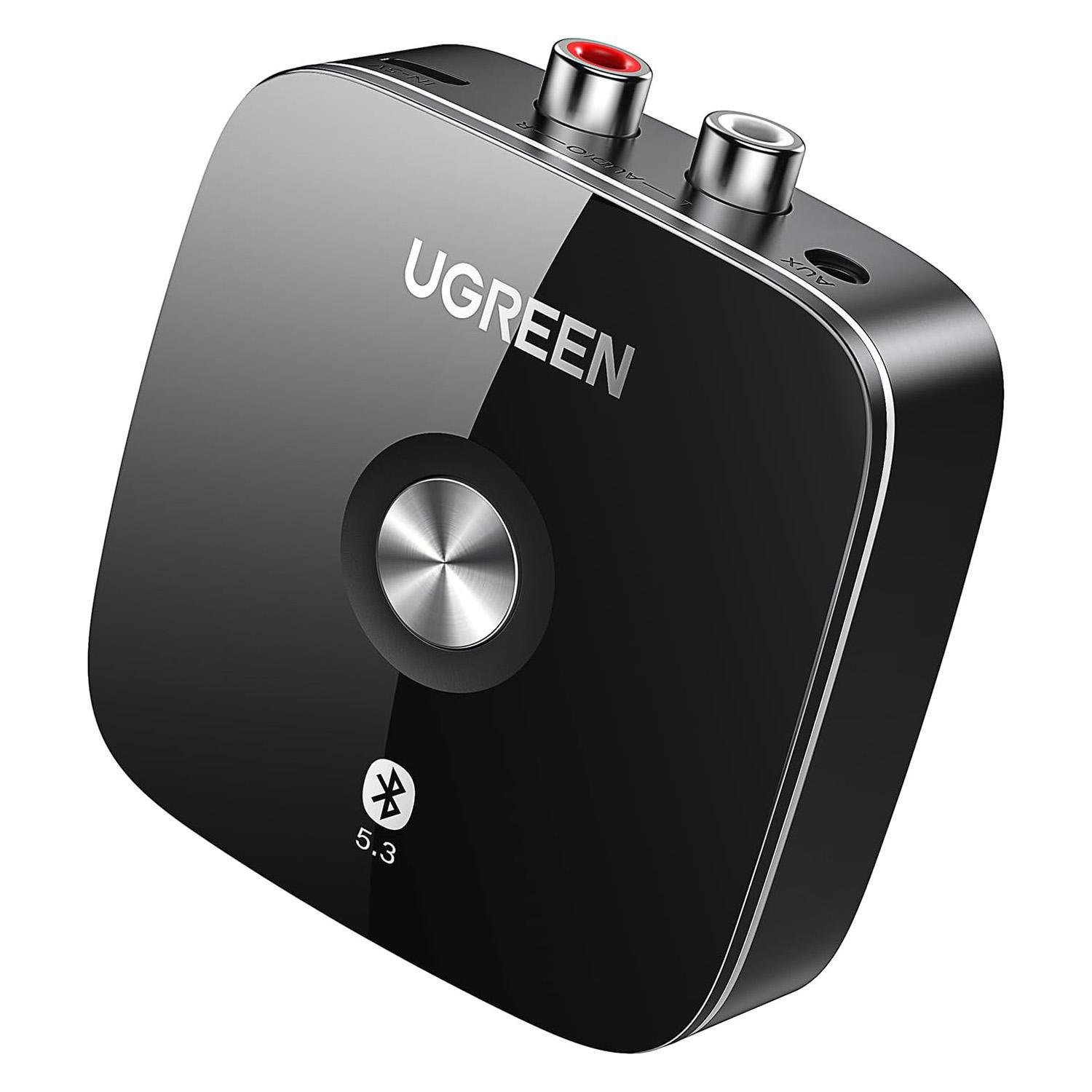 Аудіоресивер Bluetooth UGREEN CM123 3,5 мм/2xRCA Чорний (30445)