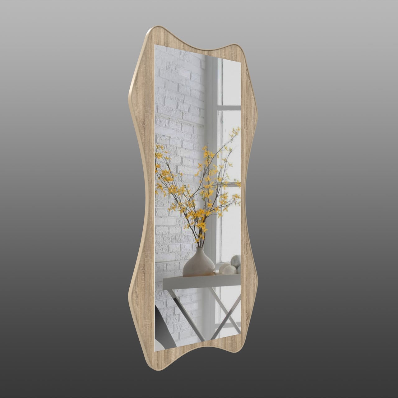 Зеркало настенное Art-Com 1300х600 мм Дуб сонома (ZR 5)